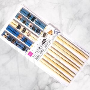 3/$25 Dog Design Bamboo Chopsticks